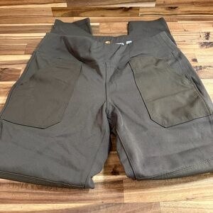 Carhartt women’s Olive Brown Athletic Work leggings